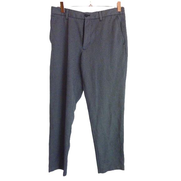 Zara Dark Navy and White Dotted Diamond Patterned Pants 30 - Picture 1 of 6